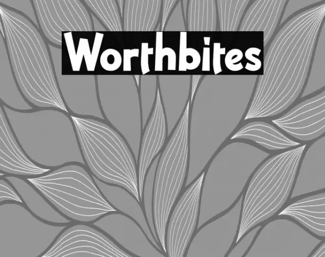 Worthbites Font examples