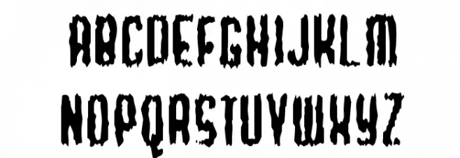 Worthless Bum Шрифта ВЕРХНИЙ