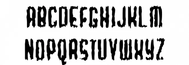 Worthless-Regular Font Litere mari