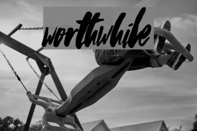 Worthwhile Font examples