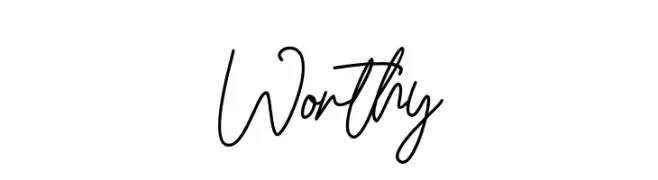 Worthy  font caratteri gratis