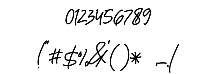 Worthy Font OTHER CHARS