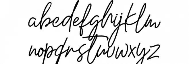 Worthy Font LOWERCASE