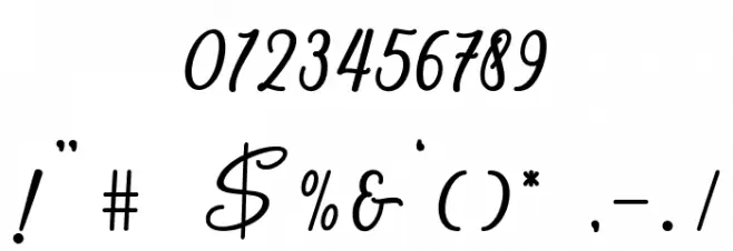 Wostella Font OTHER CHARS