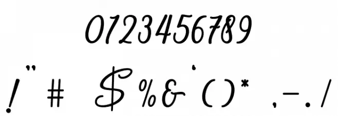 Wostella Font OTHER CHARS