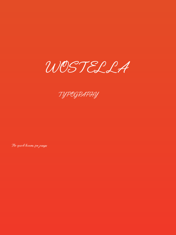 Wostella Poster