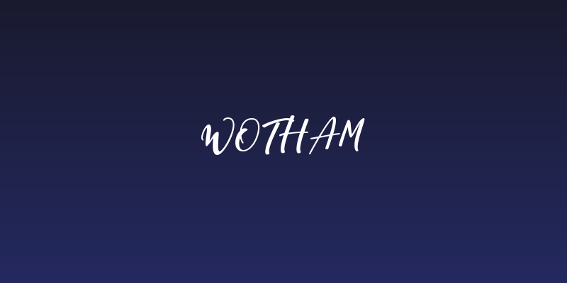Wotham Social Header