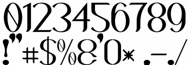 Wouliane Font OTHER CHARS