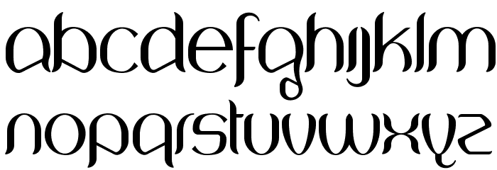 Wouliane Font LOWERCASE