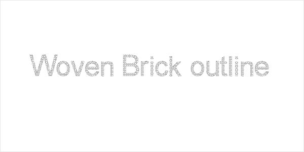 Woven Brick outline Logo