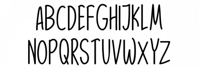 Wow Darling फ़ॉन्ट लोअरकेस