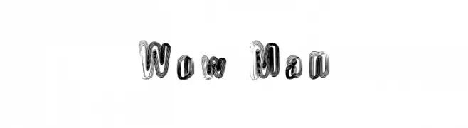 Wow Man  Frei Schriftart Herunterladen