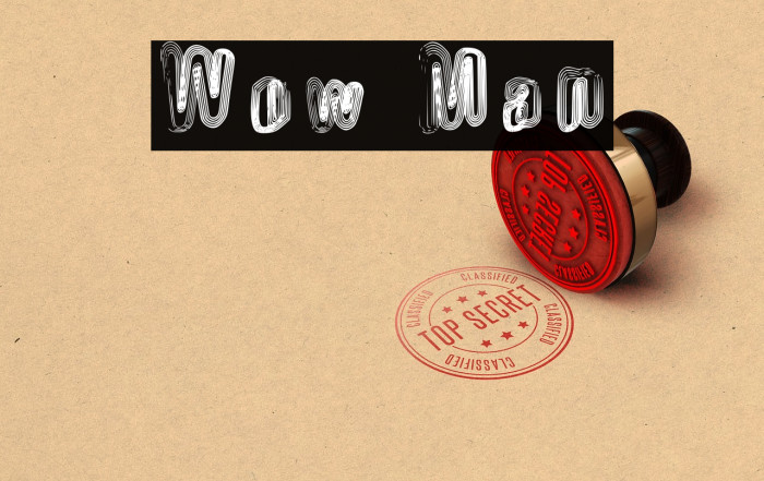 Wow Man Font examples