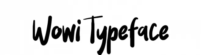 Wowi Typeface 