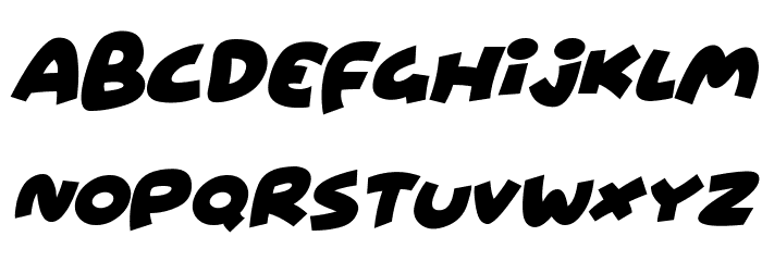 Wowsers Italic Font LOWERCASE