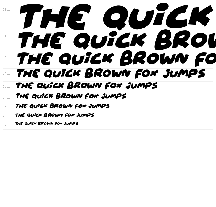 Wowsers Italic Waterfall