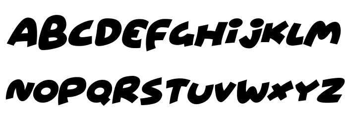Wowsers Italic フォント 小文字