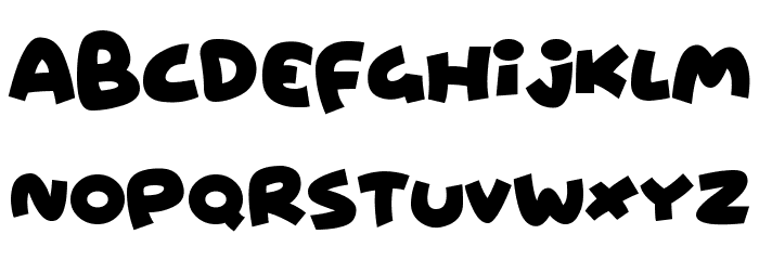 Wowsers Font LOWERCASE