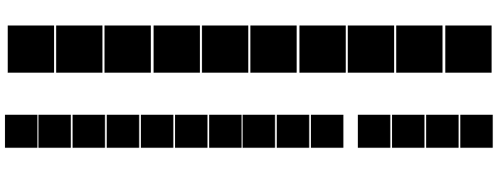 Wowzedo Font OTHER CHARS
