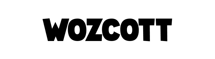 Wozcott Шрифта