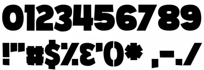 Wozcott フォント その他の文字
