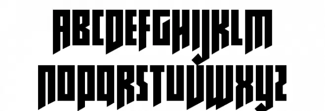 wolfenstein(RUS BY LYAJKA) フォント 大文字