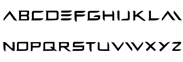 wolverins Font LOWERCASE