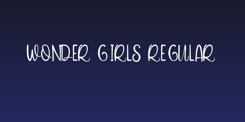 wonder girls Regular Social Header