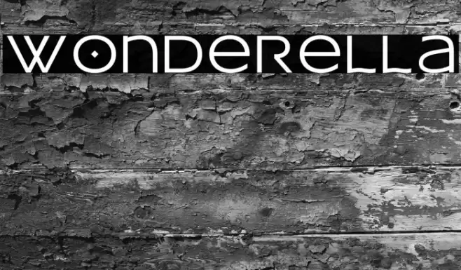 wonderella Font examples