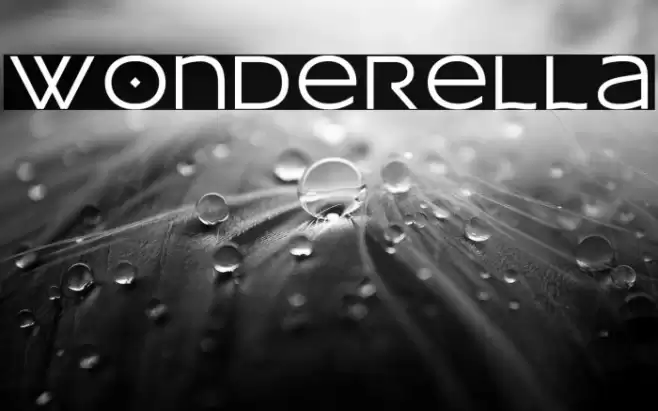 wonderella Font examples