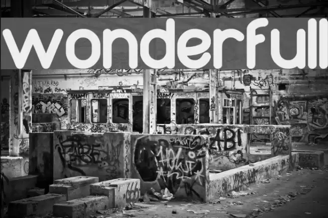 wonderfull Font examples