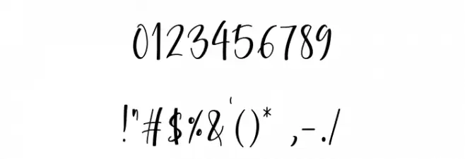 wongsolo Font OTHER CHARS