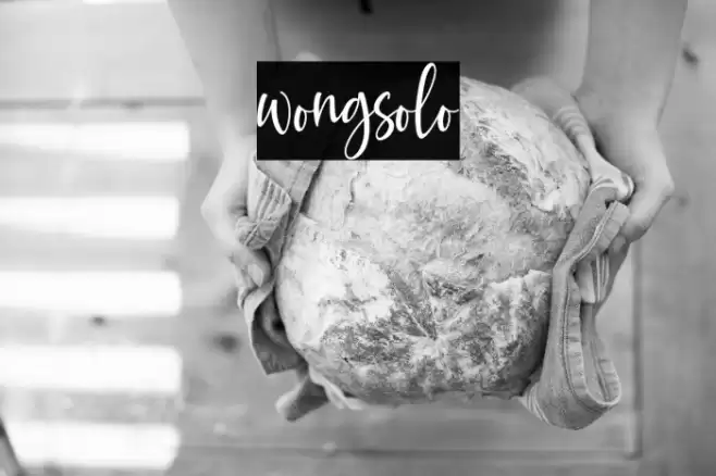 wongsolo Font examples