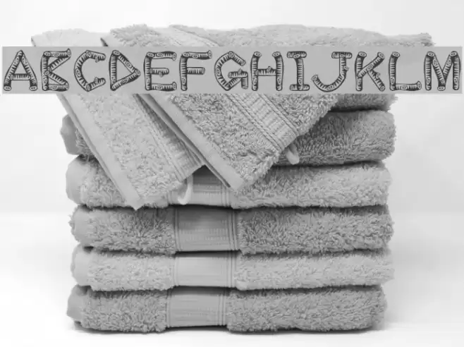 wood-sticks Font examples