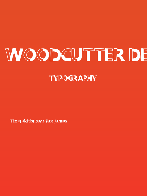 woodcutter DELICADA Poster