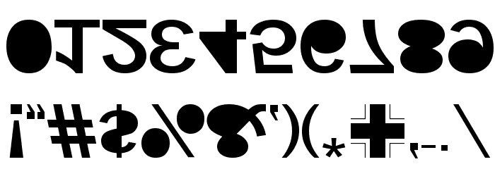 woodcutter KAOS Font OTHER CHARS