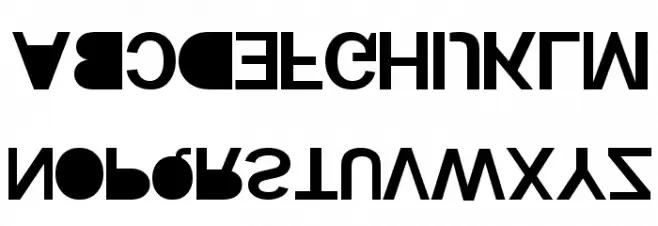 woodcutter KAOS Schriftart Groß