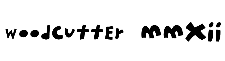 woodcutter MMXII  Frei Schriftart Herunterladen