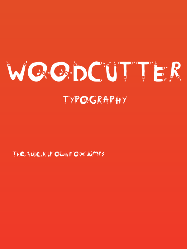 woodcutter POLLITA ALEGRE Poster