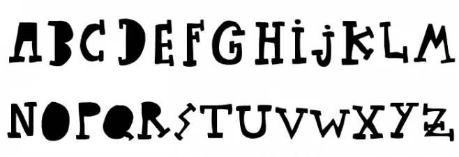 woodcutter TYPEWRITTER Fonte MAIÚSCULAS