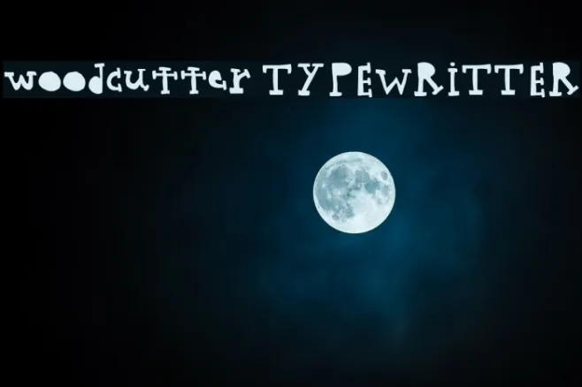 woodcutter TYPEWRITTER Example 1