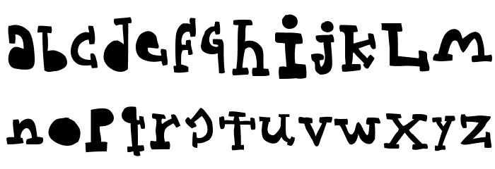woodcutter TYPEWRITTER Font LOWERCASE