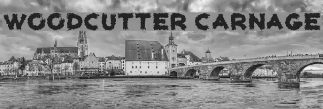woodcutter carnage Font examples