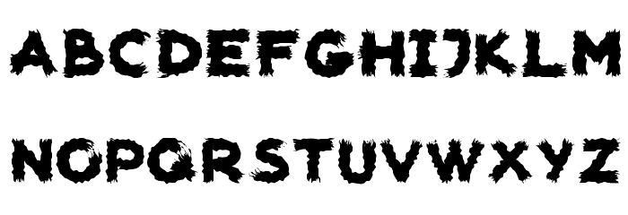 woodcutter carnage Шрифта строчной