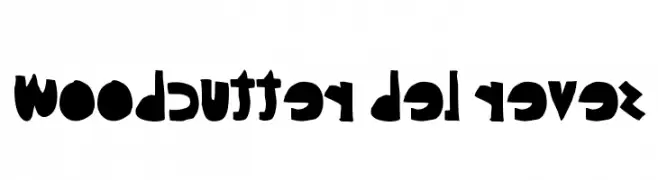 woodcutter del reves  Free Fonts Download