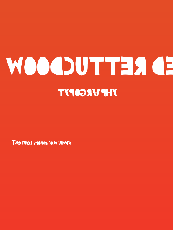 woodcutter del reves Poster