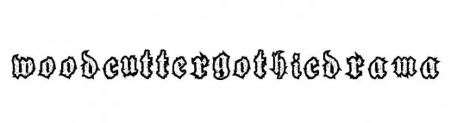 woodcutter gothic drama  Free Fonts Download