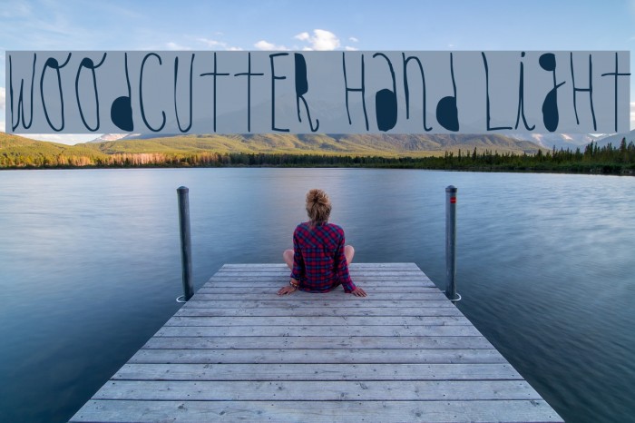 woodcutter hand light Example 2