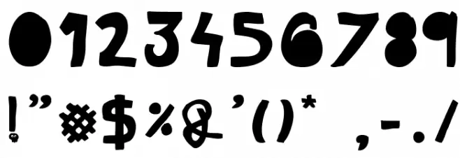 woodcutter hand2015 Font OTHER CHARS