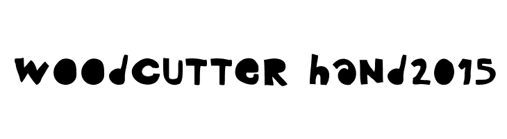 woodcutter hand2015  免费字体下载